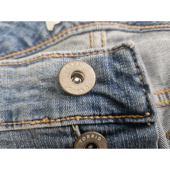 Torrid Size 18 Jean Shorts Denim 3.5in High Rise Short Vtg Montauk Shorts NWT - Picture 3 of 14